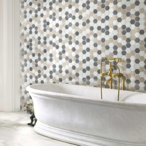 Bathroom Tile with bath tub | Battle Creek Tile & Mosaic