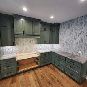 Kitchen tile with cabinet | Battle Creek Tile & Mosaic