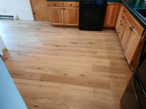 Kitchen hardwood flooring | Battle Creek Tile & Mosaic