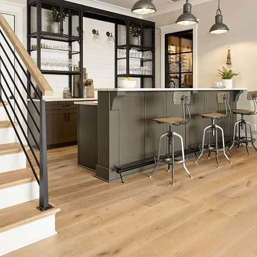 Kitchen Hardwood flooring | Battle Creek Tile & Mosaic