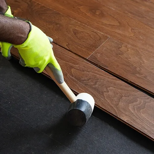 Hardwood flooring installation | Battle Creek Tile & Mosaic
