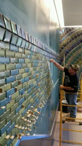 Sample wall | Battle Creek Tile & Mosaic